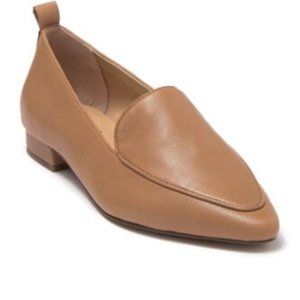 Studio Mocha Leather Franco Sarto Loafer Flat